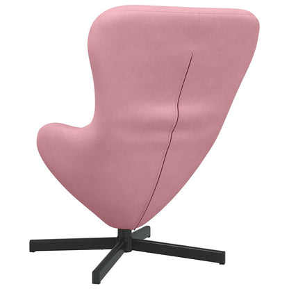 Poltrona uovo Rosa 63 x 73 x 90 cm Velluto | homemem39