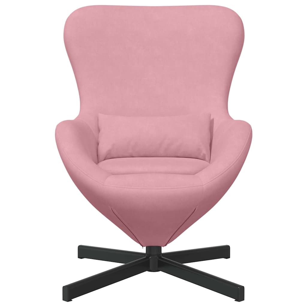 Poltrona uovo Rosa 63 x 73 x 90 cm Velluto - homemem39