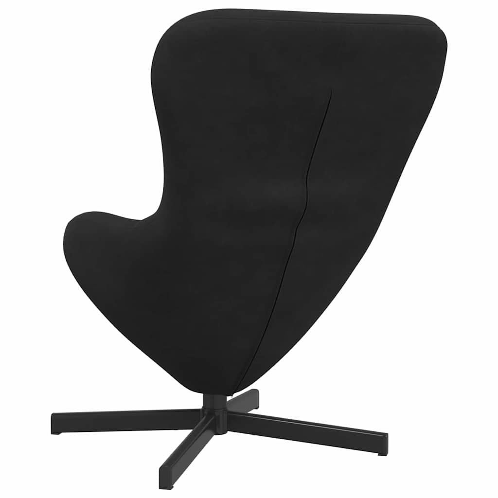 Poltrona uovo Nero 63 x 73 x 90 cm Velluto | homemem39