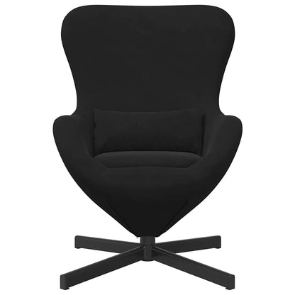 Poltrona uovo Nero 63 x 73 x 90 cm Velluto | homemem39