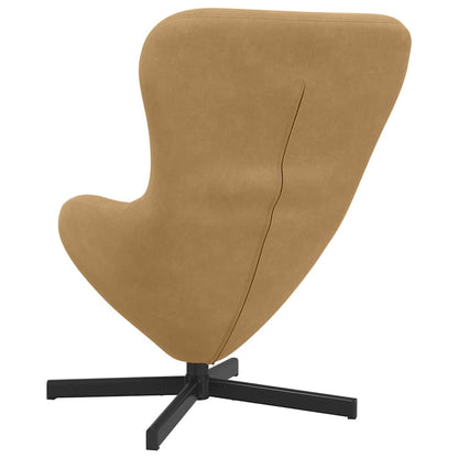 Poltrona uovo Marrone 63 x 73 x 90 cm Velluto | homemem39