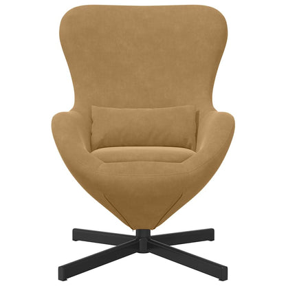 Poltrona uovo Marrone 63 x 73 x 90 cm Velluto | homemem39