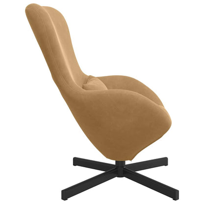Poltrona uovo Marrone 63 x 73 x 90 cm Velluto | homemem39