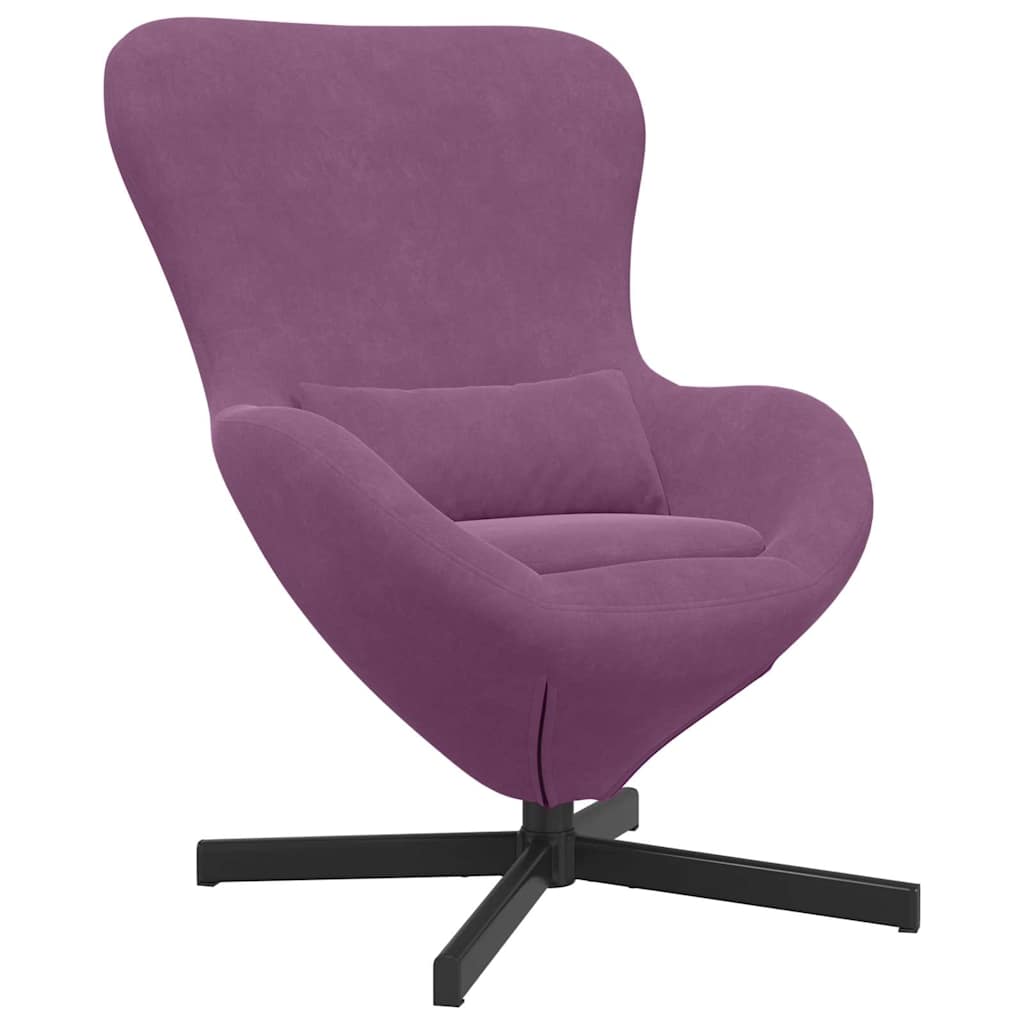 Poltrona uovo Viola 63 x 73 x 90 cm Velluto
