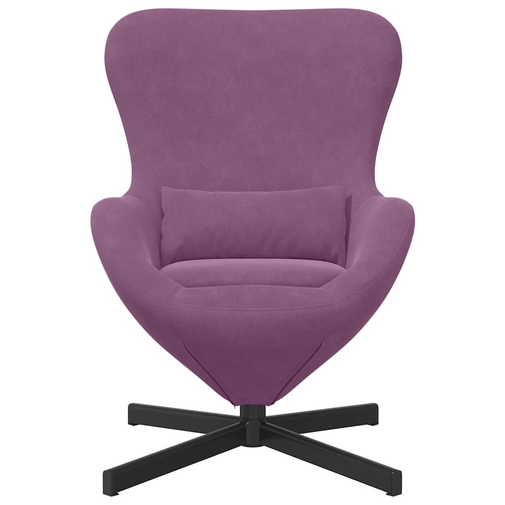 Poltrona uovo Viola 63 x 73 x 90 cm Velluto
