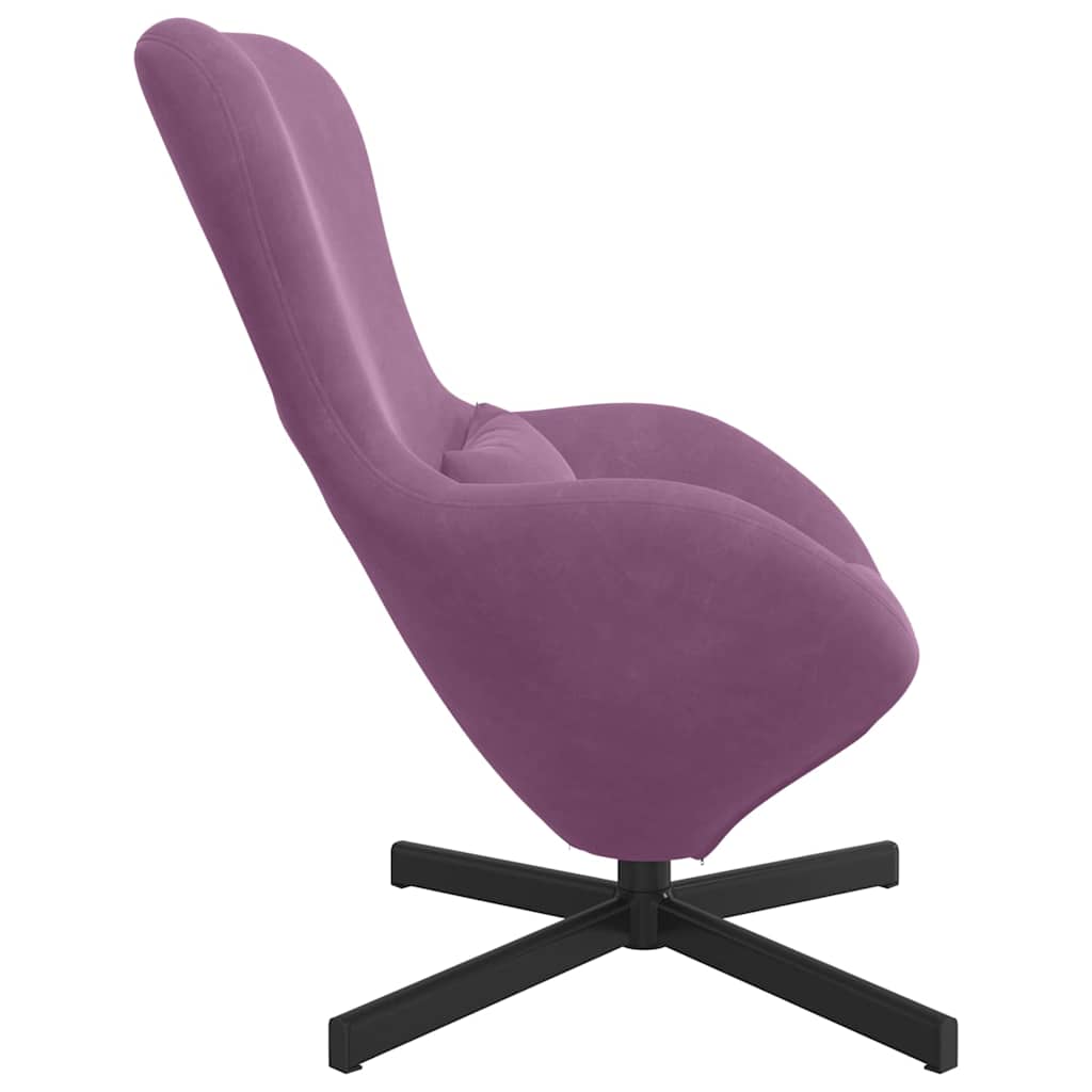 Poltrona uovo Viola 63 x 73 x 90 cm Velluto