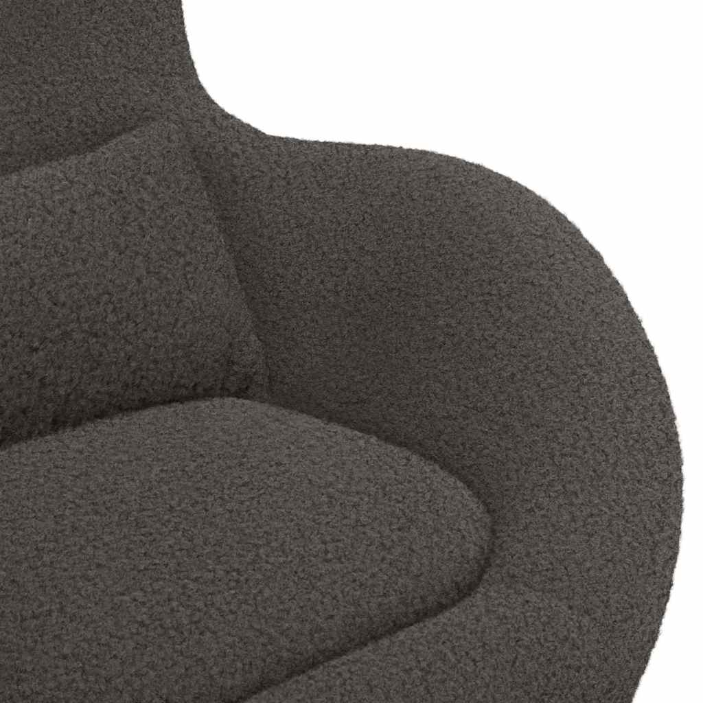 Poltrona uovo Grigio scuro 63 x 73 x 90 cm Tessuto | homemem39