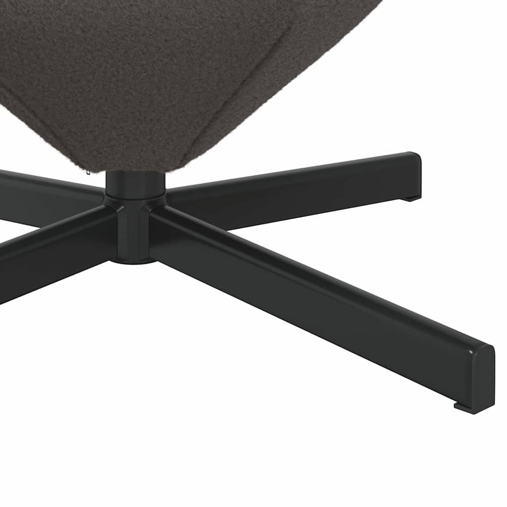 Poltrona uovo Grigio scuro 63 x 73 x 90 cm Tessuto - homemem39