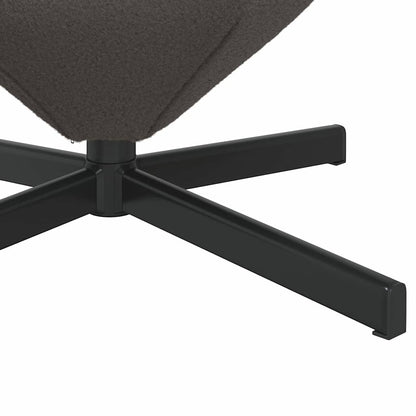 Poltrona uovo Grigio scuro 63 x 73 x 90 cm Tessuto - homemem39