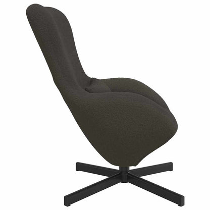 Poltrona uovo Grigio scuro 63 x 73 x 90 cm Tessuto | homemem39