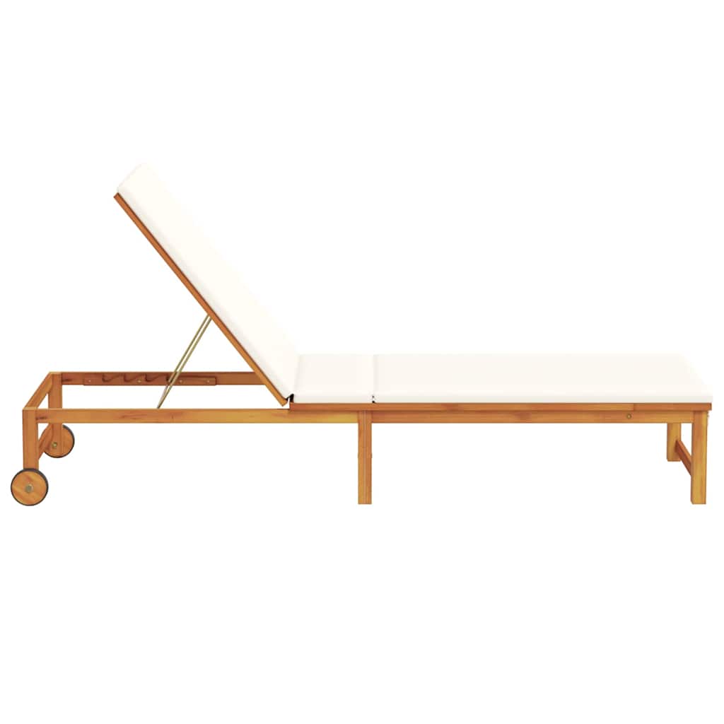 Lettino da sole Marrone 202 x 53 x 89 cm