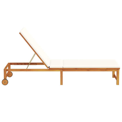 Lettino da sole Marrone 202 x 53 x 89 cm