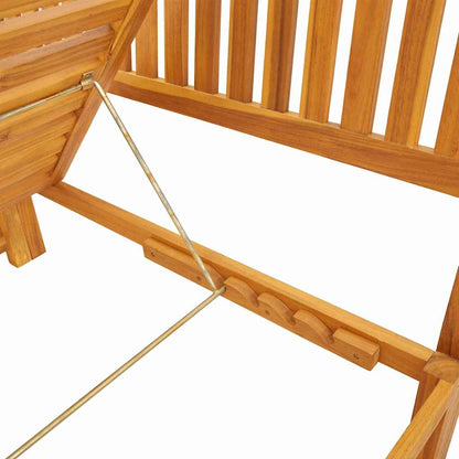 Lettino da sole Marrone 200 x 57 x 75cm