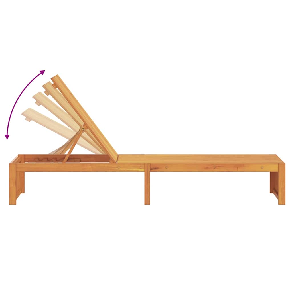 Lettino da sole Marrone 55 x 200 x 94cm