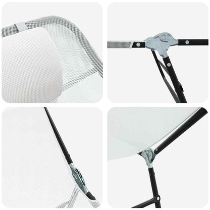 Lettino prendisole pieghevole Crema 182 x 55 x 85.5 cm