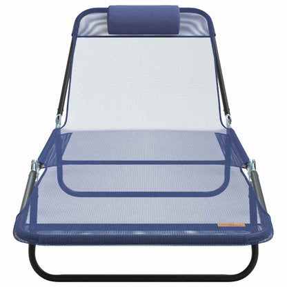 Lettino prendisole pieghevole Navy 182 x 55 x 85.5cm Textilene