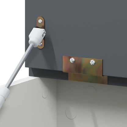 Scatola per Giocattoli Grigio e bianco 73 x 33 x 55 cm