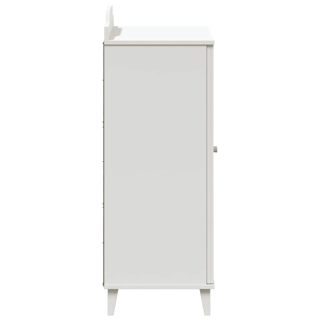 Mobile con Lavagna Bianco 80 x 40 x 110 cm Legno multistrato
