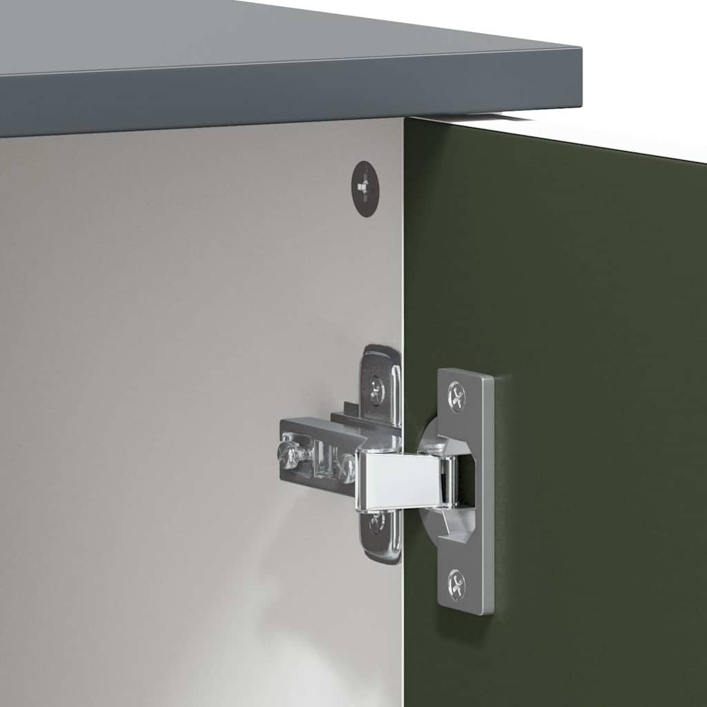 Mobile con Lavagna Grigio e Bianco 80 x 40 x 110 cm