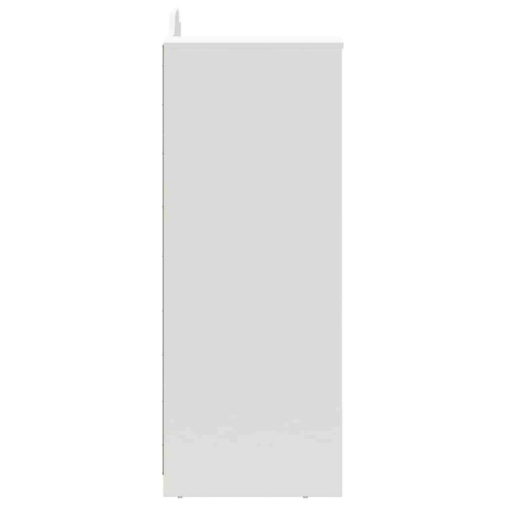Scrivania Lavagna Bianco e Grigio 120 x 45 x 118,5 cm