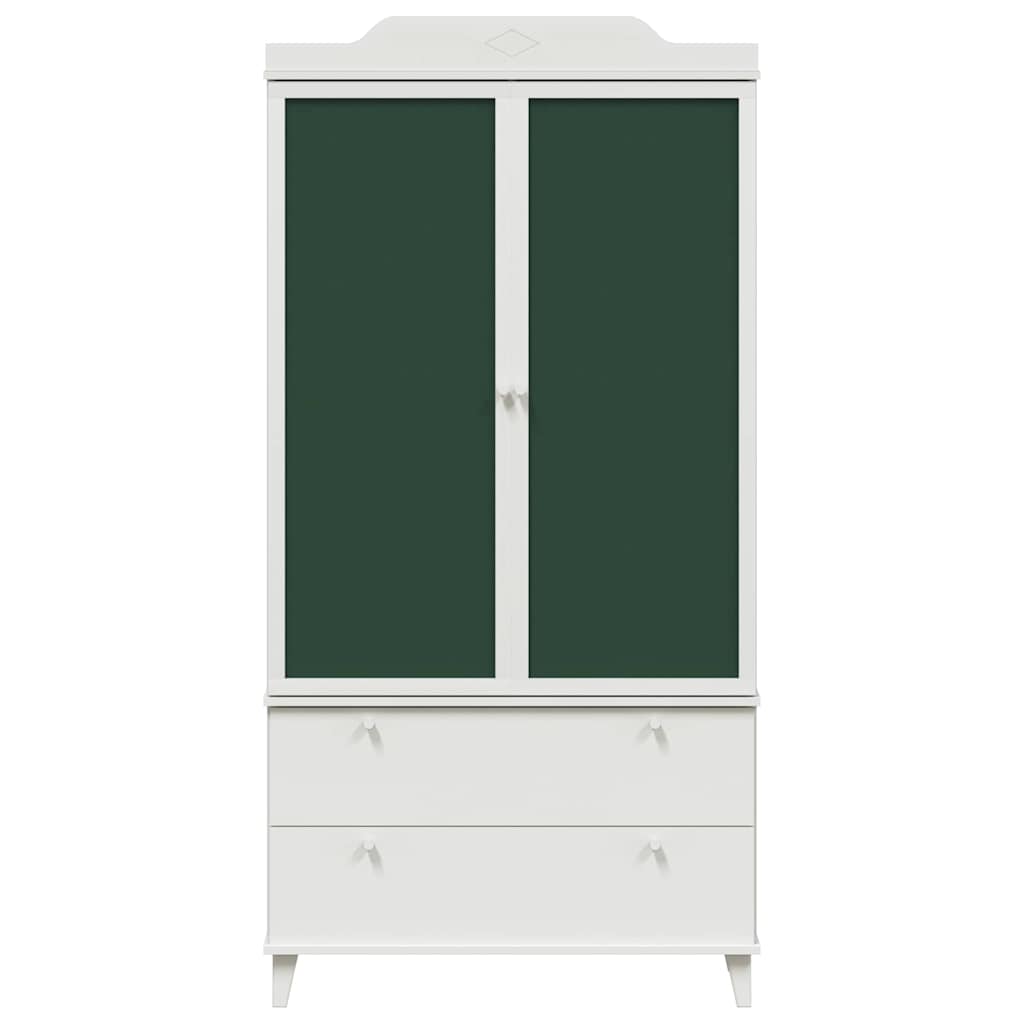 Armadio con Lavagna Bianco 90 x 45 x 180 cm Legno multistrato