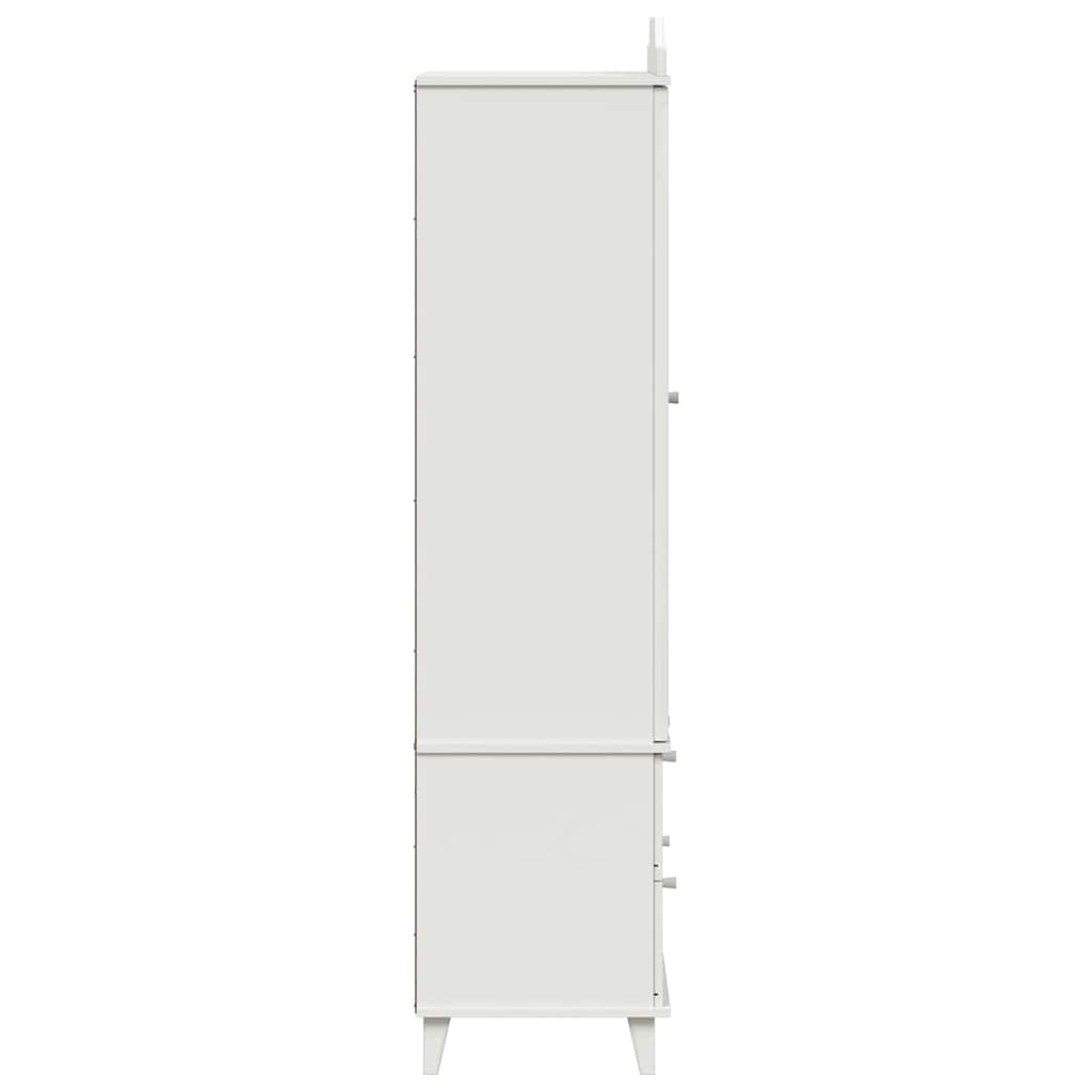 Armadio con Lavagna Bianco 90 x 45 x 180 cm Legno multistrato