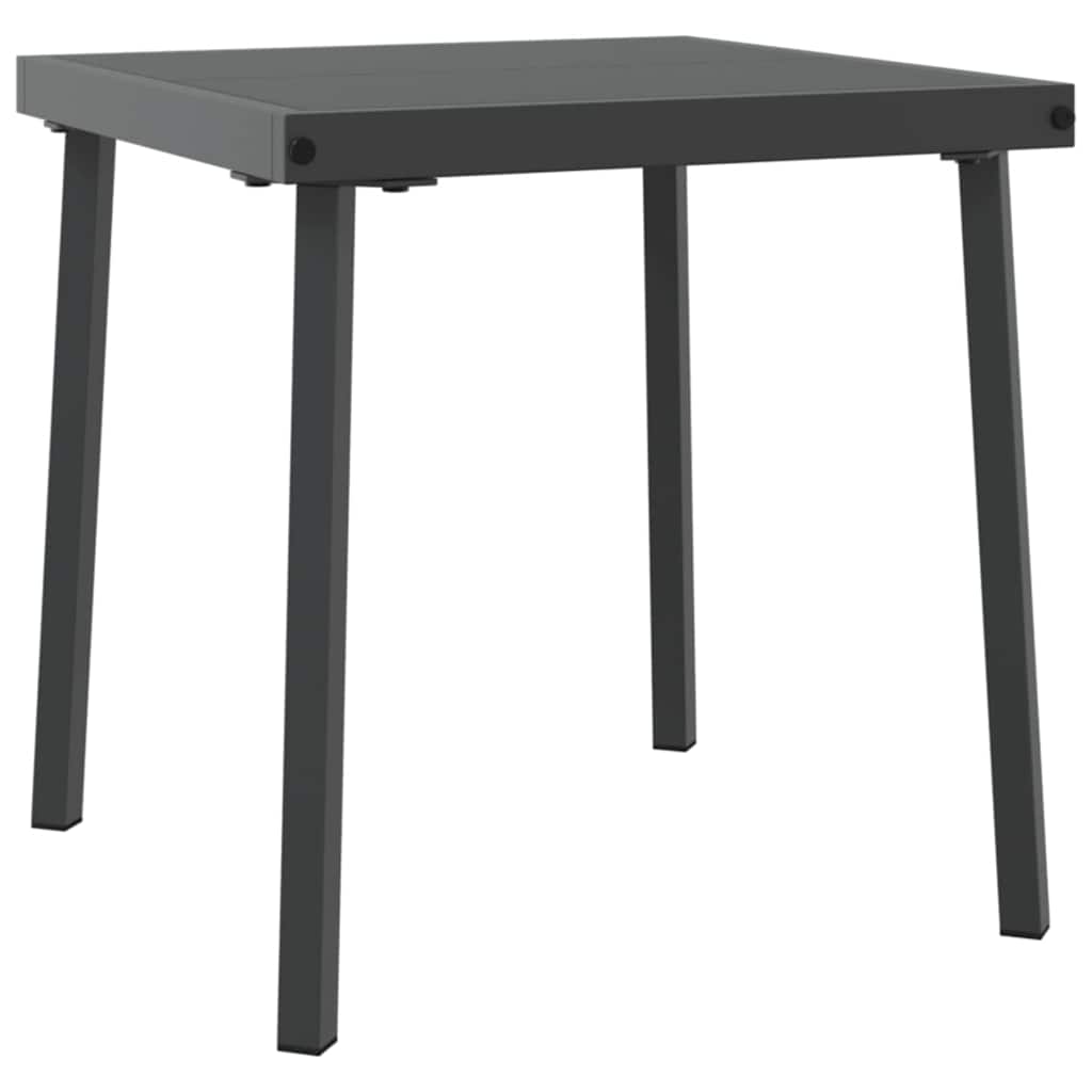 Lettino da Sole con cuscino 2-persona 3 pcs Nero polyrattan