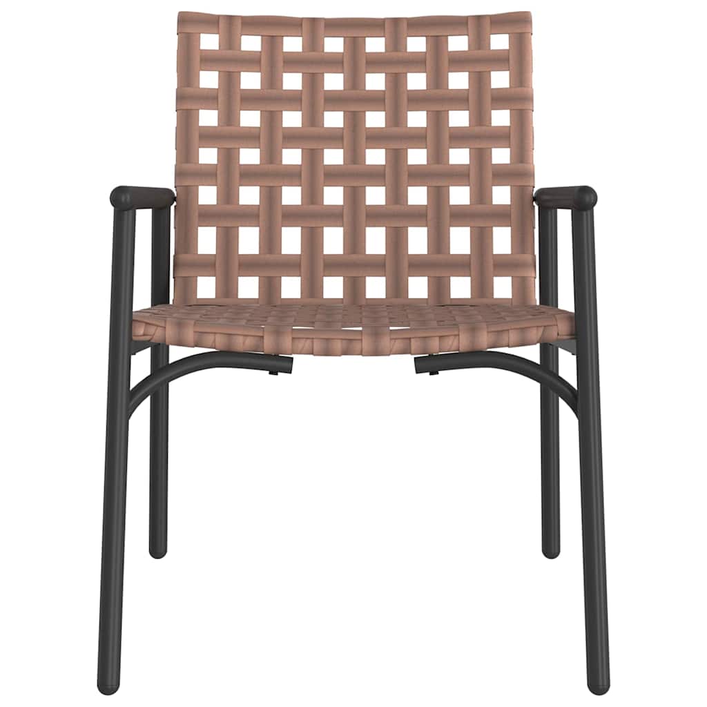 Sedia da Giardino 2 pcs Nero 79 x 56 x 73.5 cm polyrattan - homemem39