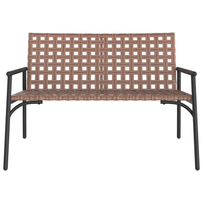 Sedia da Giardino Marrone 110,5 x 79 x 75,5 cm polyrattan