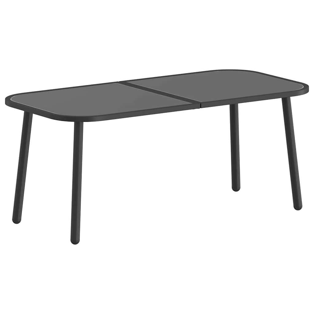 Set da Pranzo per Giardino 4 pcs Marrone polyrattan - homemem39