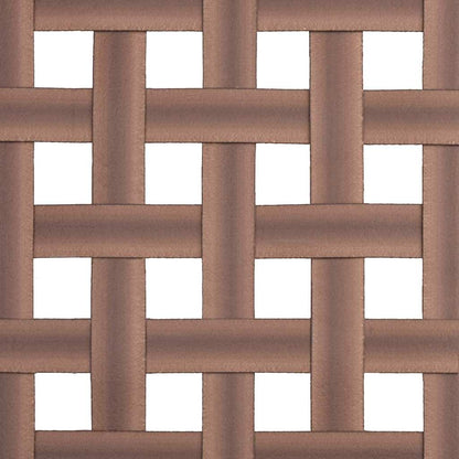 Set da Pranzo per Giardino 4 pcs Marrone polyrattan | homemem39