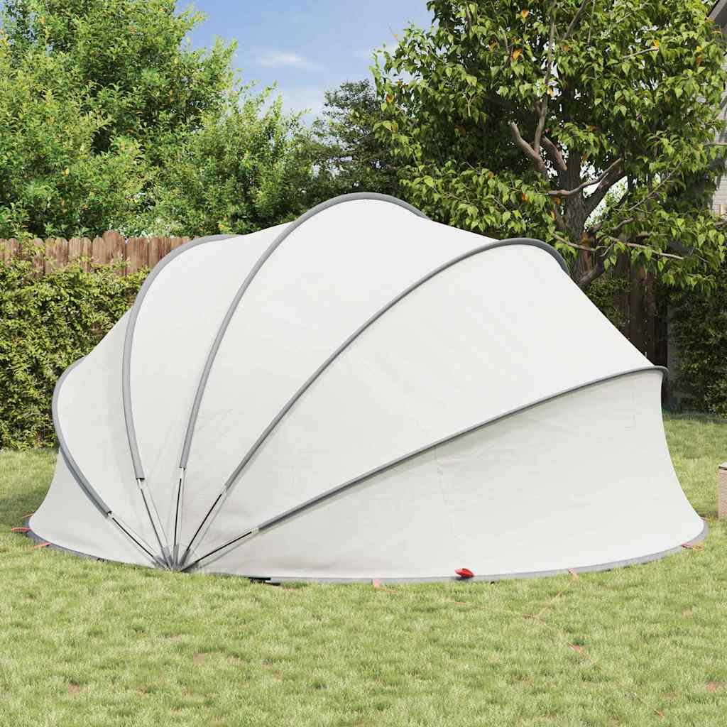 Dome Piscina Grigio e arancione 430 x 430 x 210 cm | homemem39