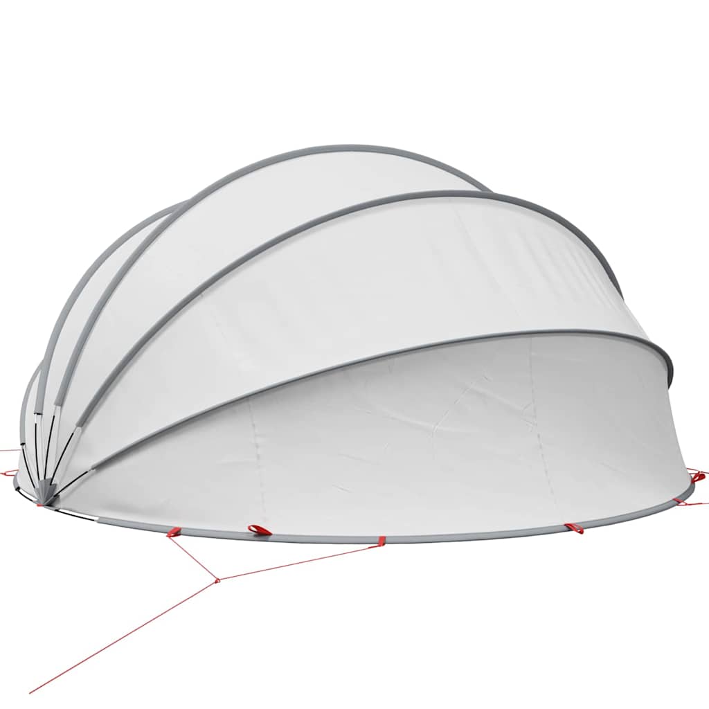 Dome Piscina Grigio e arancione 430 x 430 x 210 cm | homemem39