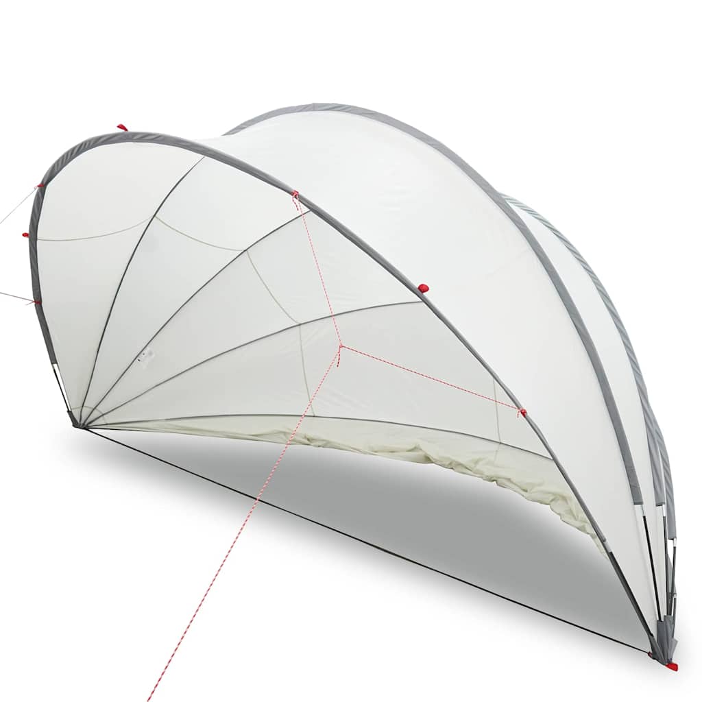 Dome Piscina Grigio e arancione 430 x 430 x 210 cm | homemem39