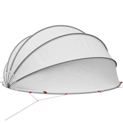 Dome Piscina Grigio e arancione 472 x 460 x 229 cm