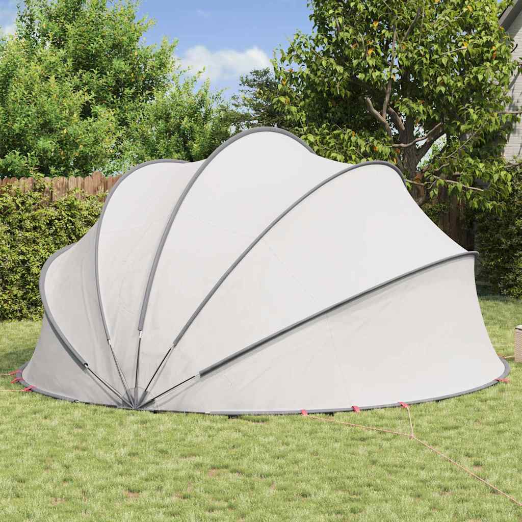 Dome Piscina Grigio e arancione 546 x 516 x 250 cm