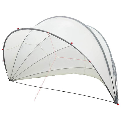 Dome Piscina Grigio e arancione 546 x 516 x 250 cm
