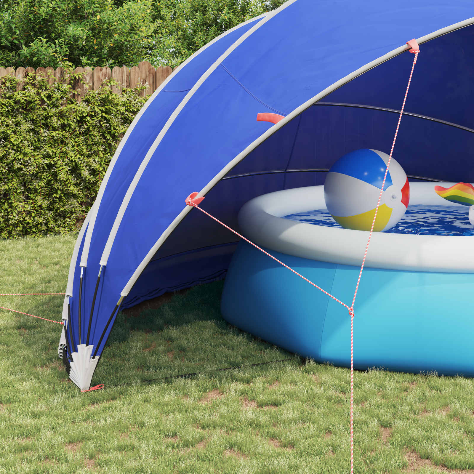 Dome Piscina Verde 592 x 590 x 275 cm | homemem39