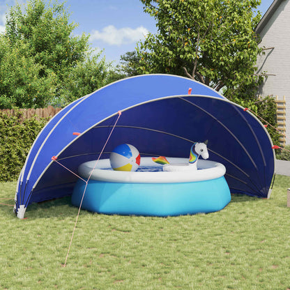Dome Piscina 592 x 590 x 275 cm Blu Azzurro