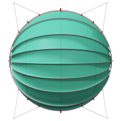 Dome Piscina 592 x 590 x 275 cm Verde Mare