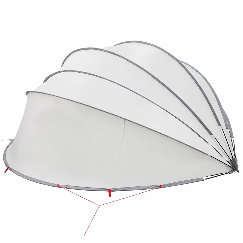Dome Piscina Grigio e arancione 592 x 590 x 275 cm