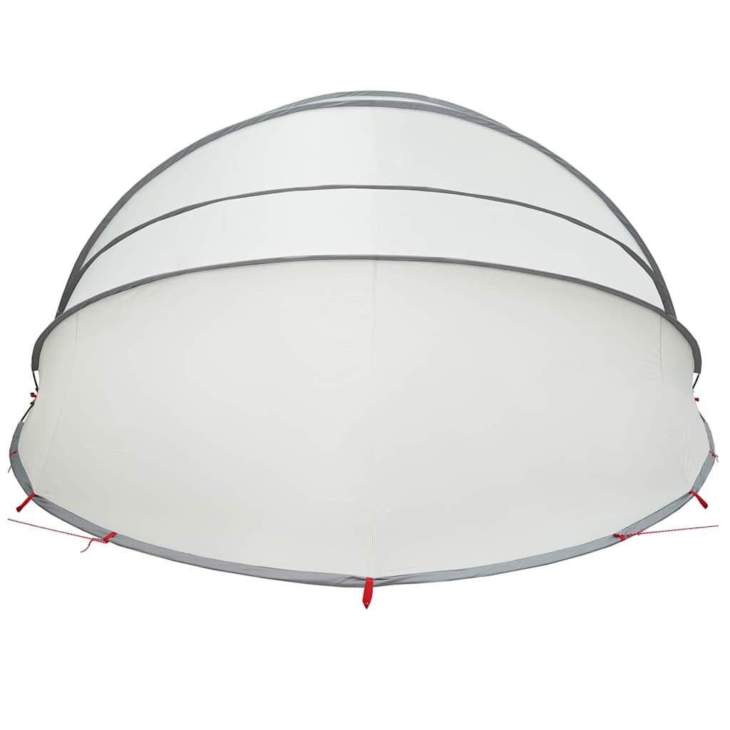 Dome Piscina Grigio e arancione 592 x 590 x 275 cm