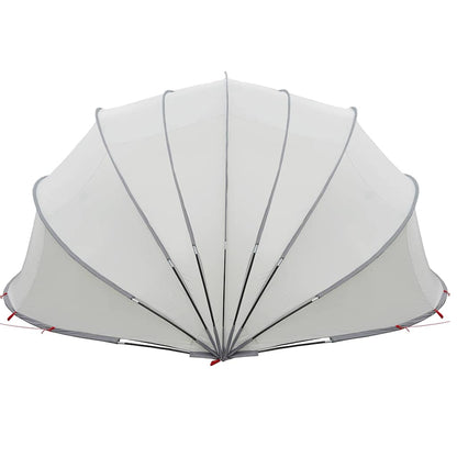 Dome Piscina Grigio e arancione 592 x 590 x 275 cm | homemem39