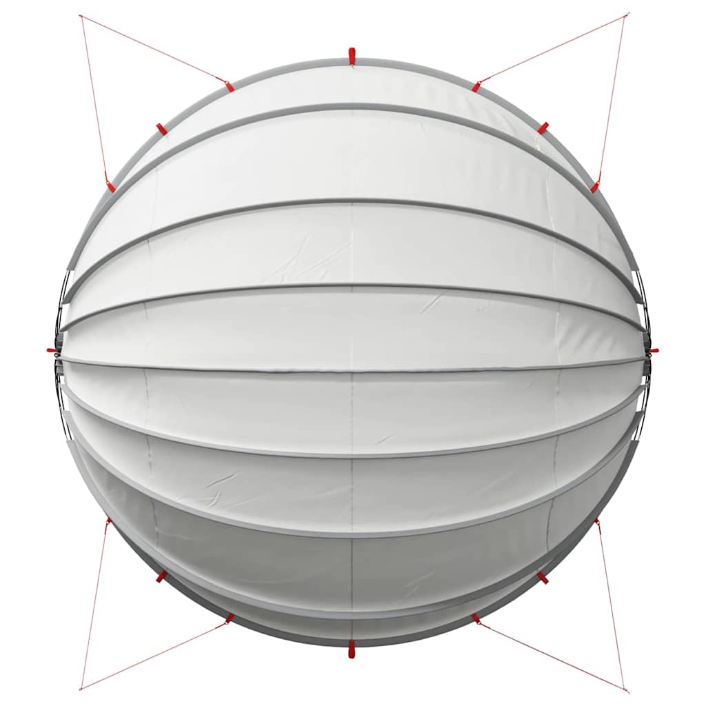 Dome Piscina Grigio e arancione 592 x 590 x 275 cm