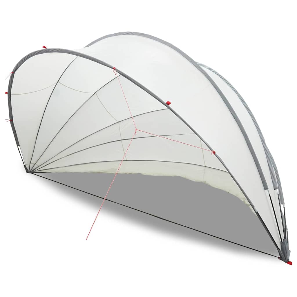 Dome Piscina Grigio e arancione 592 x 590 x 275 cm