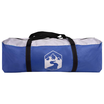 Tenda da piscina a cupola 538 x 440 x 204 cm Blu Azzurro