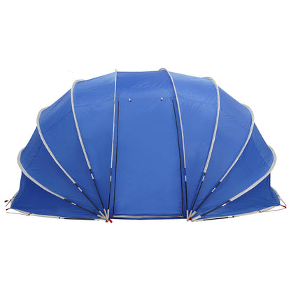 Tenda da piscina a cupola 538 x 440 x 204 cm Blu Azzurro