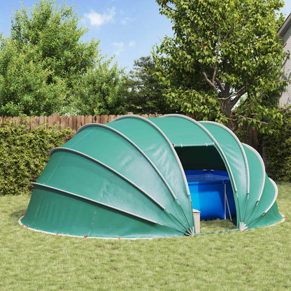 Tenda da piscina a cupola 538 x 440 x 204 cm Verde Mare