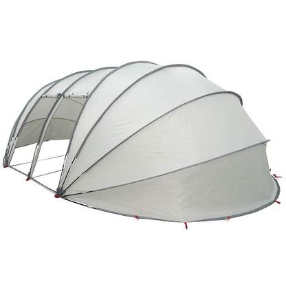 Tenda da piscina a cupola Grigio 538 x 440 x 204 cm