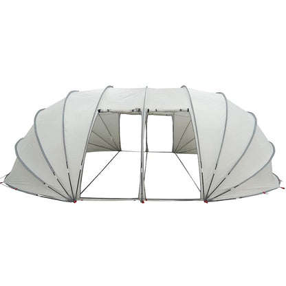 Tenda da piscina a cupola Grigio 538 x 440 x 204 cm | homemem39